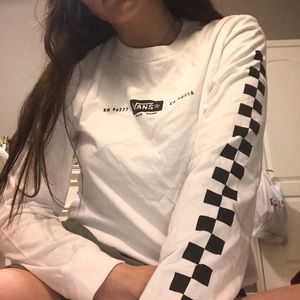 Vans Long Sleeve Checkered Top